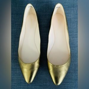 Nine West Gold flats US 10